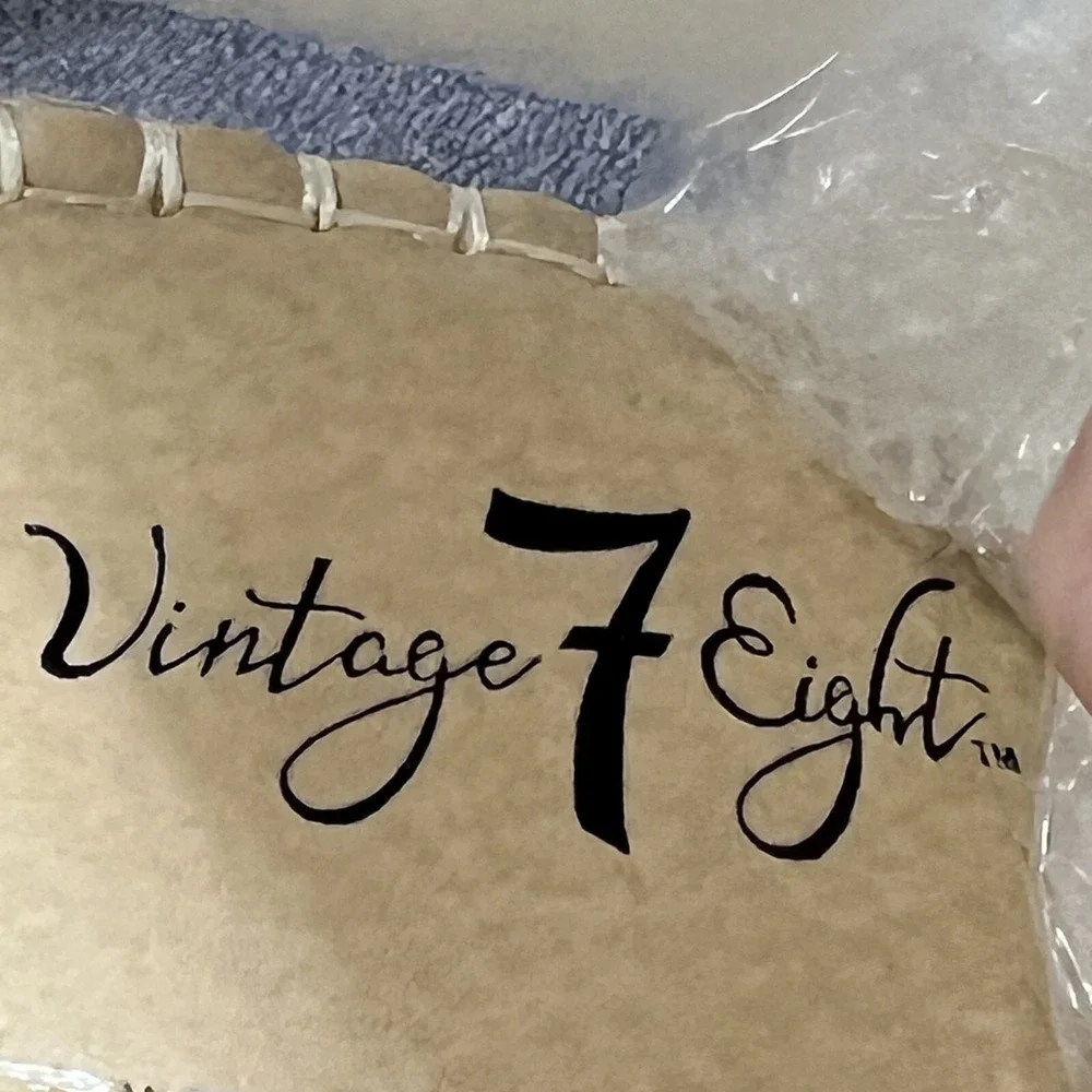 Vintage 7 Eight  Leopard Print Woven Wedge Ankle Strap‎ Size 7 M Women's Shoes